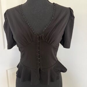 Elegant Black Women's Top